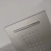 Panel prysznicowy z hydromasażem Alegro Silver, stal nierdzewna
