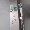 Panel prysznicowy z hydromasażem Alegro Silver, stal nierdzewna