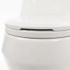 Miska ustępowa Coral Monobloc z funkcją cichego domykania i dolnopłukiem