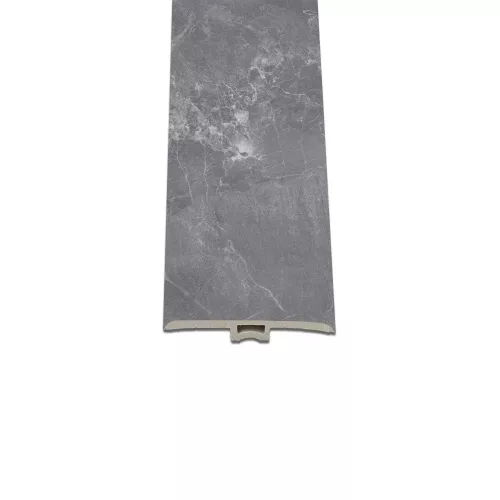 Płytki podłogowe winylowe SPC Fjord wzór marmurowy ciemnoszary 2400x45x6 mm