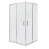 Malibu SQ 100x100 szögletes zuhanykabin zuhanytálca nélkül