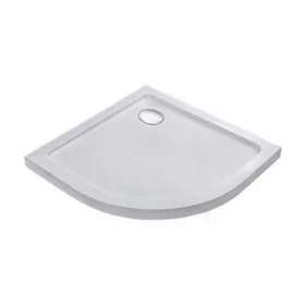 Modena Slim zakrzywiony niski brodzik akrylowy 90x90 cm