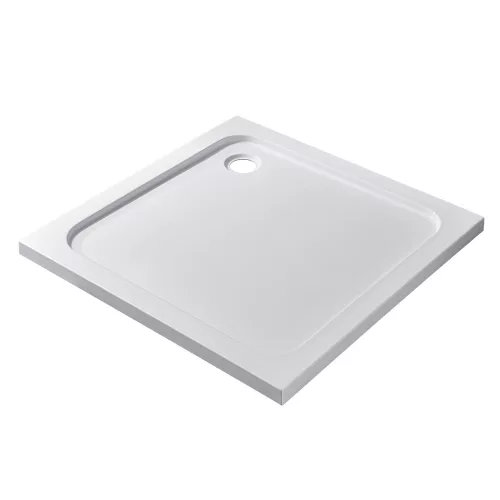 Modena Slim kwadratowy niski brodzik akrylowy 100x100 cm