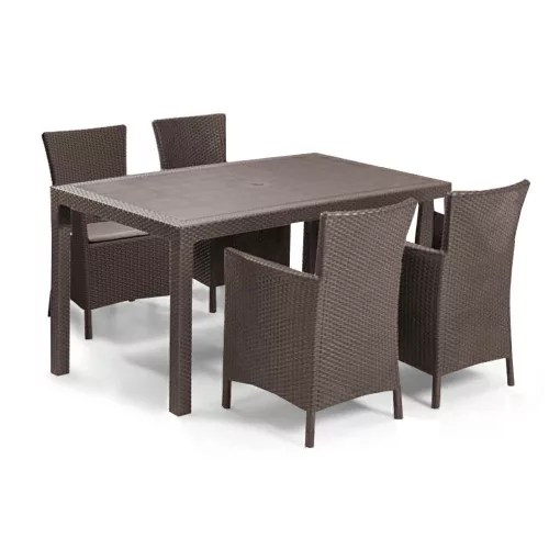 Zestaw 4 mebli ogrodowych Meliowa