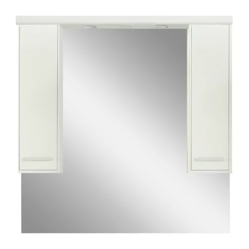 Lustrzana szafka ścienna Nerva 105 cm biała