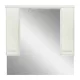 Lustrzana szafka ścienna Nerva 105 cm biała
