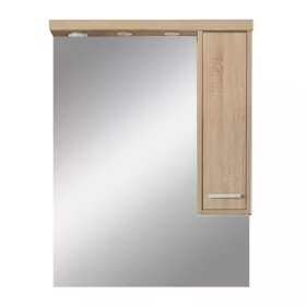 Szafka wisząca z lustrem Nerva 75 cm, dąb Sonoma