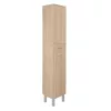 Nerva 35 wysoka szafka z 2 drzwiami, 2 szufladami, dąb sonoma