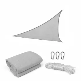 Rana żagiel przeciwsłoneczny trójkątny 3x3x3 m szary