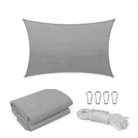 Żagiel przeciwsłoneczny Rana prostokątny 3x4 m szary