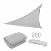 Rana żagiel przeciwsłoneczny trójkątny 4x4x4 m szary