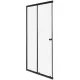 Olga SQ Element 100 drzwi prysznicowe czarne