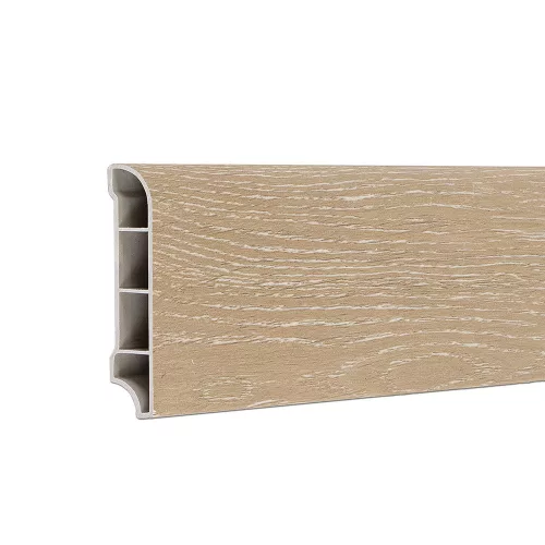 Obrzeże winylowe SPC do podłóg Picos dąb 2400x60x12 mm
