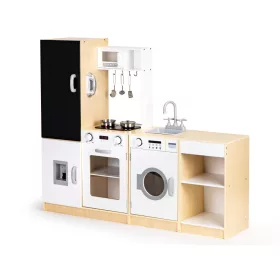 Drewniana kuchnia dla dzieci XXL z oświetleniem LED