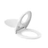 Deska sedesowa Rion Soft Close 2 w 1 z reduktorem, plastikowa, biała