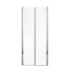 Podwójne drzwi prysznicowe do salonu 80x195 cm