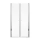 Podwójne drzwi prysznicowe do salonu 90x195 cm
