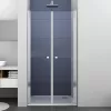 Podwójne drzwi prysznicowe do salonu 90x195 cm