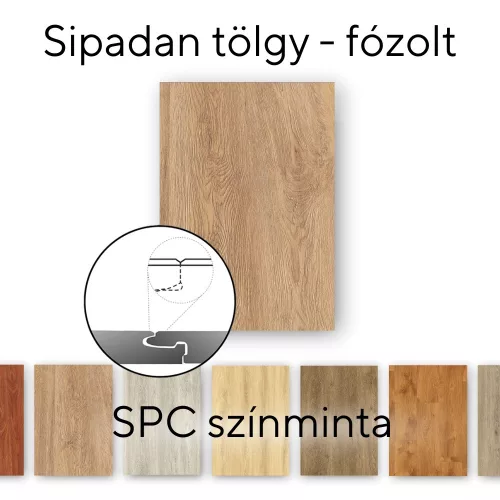 Podłoga Leziter Sipadan Oak Vinyl SPC próbka/ próbki