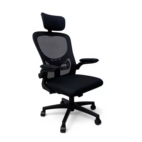 Ergonomiczne biurowe krzesło obrotowe Flexo z oparciem