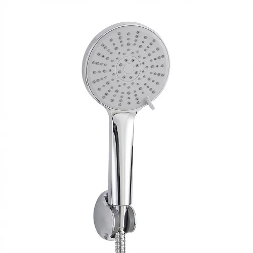 Lili 5-funkcyjna słuchawka prysznicowa z uchwytem na wąż chrom