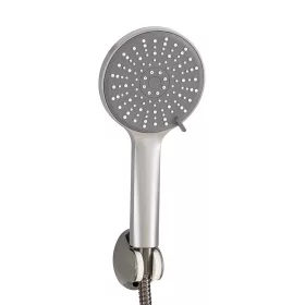   5-funkcyjna słuchawka prysznicowa Lili z uchwytem na wąż, szara