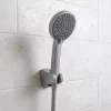 5-funkcyjna słuchawka prysznicowa Lili z uchwytem na wąż, szara