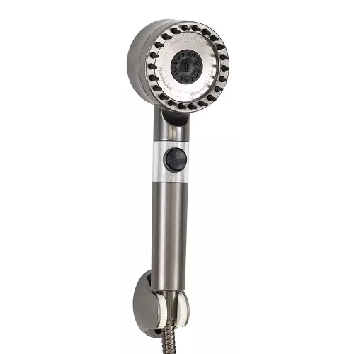 Kori 3-funkcyjna słuchawka prysznicowa z uchwytem na wąż szary