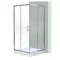 Spirit Mátrix 90x90 cm szögletes zuhanykabin, zuhanytálcával