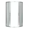 Zakrzywiona kabina prysznicowa Spirit Matt 80x80 cm bez brodzika