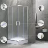 Spirit Matt 90x90 cm szögletes zuhanykabin, zuhanytálcával