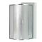 Zakrzywiona kabina prysznicowa Spirit Matt 90x90 cm bez brodzika