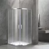 Zakrzywiona kabina prysznicowa Spirit Matt 90x90 cm bez brodzika