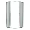 Zakrzywiona kabina prysznicowa Spirit Matt 90x90 cm bez brodzika