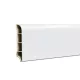 Winylowa listwa podłogowa SPC Śnieżnobiała 2400x60x12 mm
