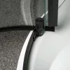 Zakrzywiona kabina prysznicowa Splash Black 90 bez brodzika