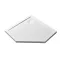 Modena Slim pięciokątny niski brodzik akrylowy 100x100 cm