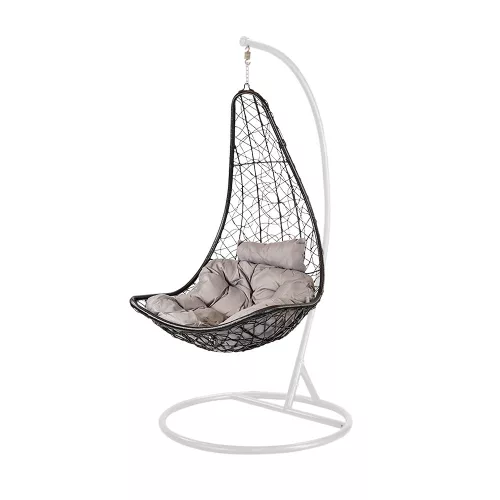 Natal kerti függőfotel fekete-fehér