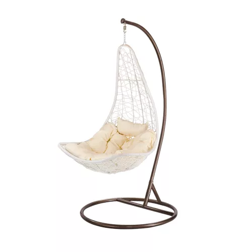 Natal kerti függőfotel fehér-barna