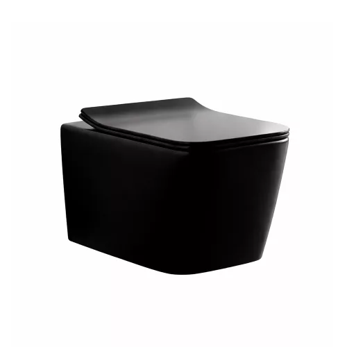 Bezramkowa toaleta ścienna Tina z miękko zamykającą się deską sedesową