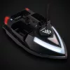 Feeder boat V6 GPS 3 zbiorniki tylne i boczne z czarną obudową