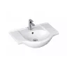 V65 umywalka ceramiczna ze skrzydłami 65x43 cm