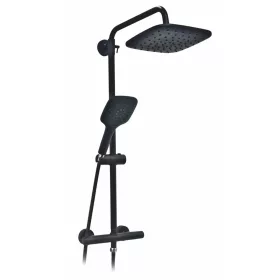   Zestaw prysznicowy Vesuvio BL Black z baterią termostatyczną