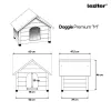 Izolowany domek dla psa Doggie Premium "M"