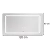 Oglindă Vid 120 cu iluminare LED