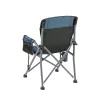 Krzesło wędkarskie Leziter Comfort z podłokietnikiem i uchwytem na kubek niebieski
