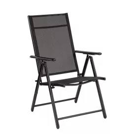 Składane krzesło ogrodowe Lugo z metalową ramą