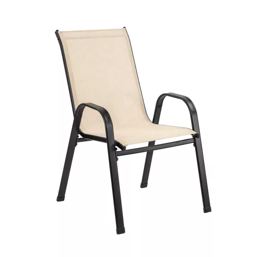 Krzesło ogrodowe Como beżowe