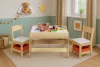 Zestaw mebli dziecięcych stolik 2 krzesła z tablicą kredową