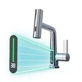   Wielofunkcyjna bateria zlewozmywakowa Mara z cyfrowym wyświetlaczem